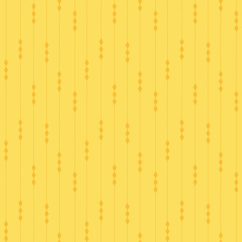 CREATE Fly Right Yellow - FAT QUARTER