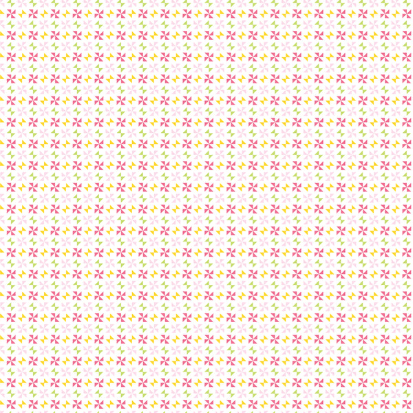 SARAH KAY HERITAGE Pinwheels Multi - FAT QUARTER