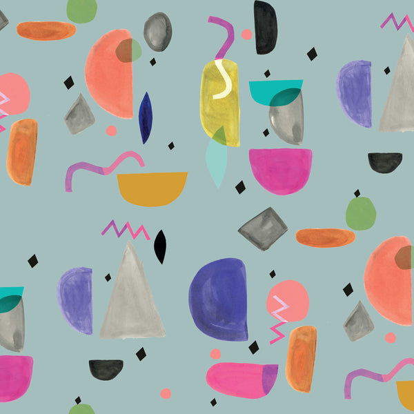 INALUXE COLLECTION Shapes Teal