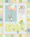 PLAYFUL SPRING Cot Panel - SALE $17.00