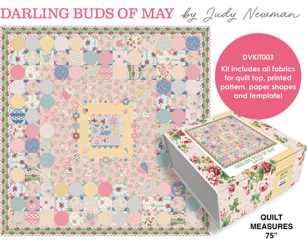 DARLING BUDS OF MAY Boxed Quilt Kit - PRE ORDER (Aug 2026)