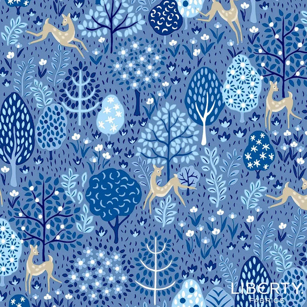 GARDEN PARTY | BLUE CHINA Dancing Deer - NEW ARRIVAL