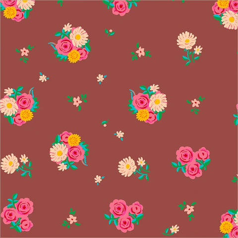 BOAT RACE Denyse Floral Brown - PRE ORDER (Mar/Apr 2027)