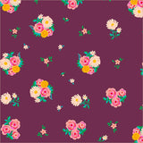 BOAT RACE Denyse Floral Plum - PRE ORDER (Mar/Apr 2027)