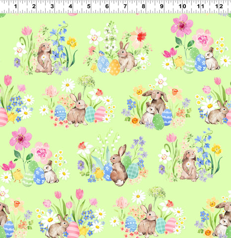 SPRING CHEER Digital Toile Light Green - PRE ORDER (Feb 2026)
