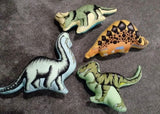 DINO RAW Softie Toy Panel -  SALE $12.00 PER PANEL