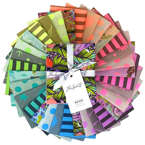 EVERGLOW + NEON TRUE COLOURS Fat Quarter Bundle FACTORY CUT - NEW ARRIVAL