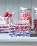 VILLAGE LIFE Burgundy/Blue Half Metre Bundle - PRE ORDER (Oct 2026)