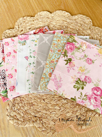 CURATED Fat Quarter Bundle 7 Pretty Florals - NEW ARRIVAL