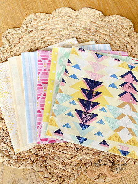 CURATED Fat Quarter Bundle 6 Blenders - NEW ARRIVAL