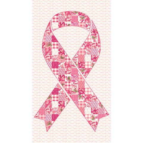 HOPE IN BLOOM Quest for Cure Panel - SALE $7.00 panel
