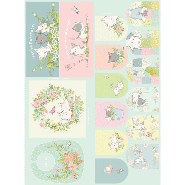 PLAYFUL SPRING Baby Starter Panel - SALE $17.00