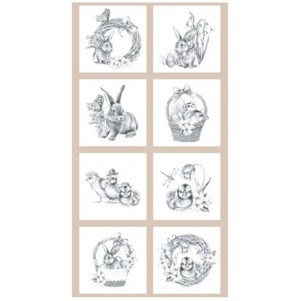 EGGCELENT EASTER Block Panel - SALE $15.00