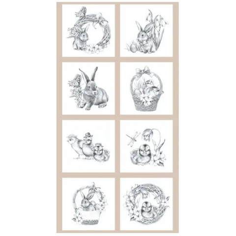 EGGCELENT EASTER Block Panel - SALE $15.00