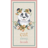 TROPICAL ZOO 2 Panda Cot Panel - SALE $9.00 p/p