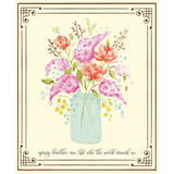 ADEL IN SPRING Garden Panel - SALE $11.00 per panel