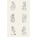 SARAH KAY WITH LOVE Stitchery Panel LINEN/COTTON (Extra Wide)