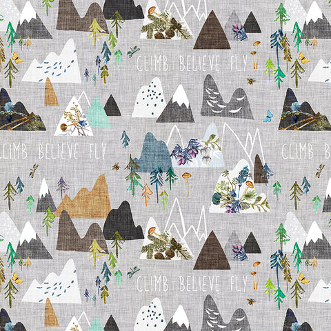 FOREST GLADE DIGITAL Mountains Light Pewter