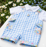 SPRING CHEER Digital Toile Light Denim - NEW ARRIVAL