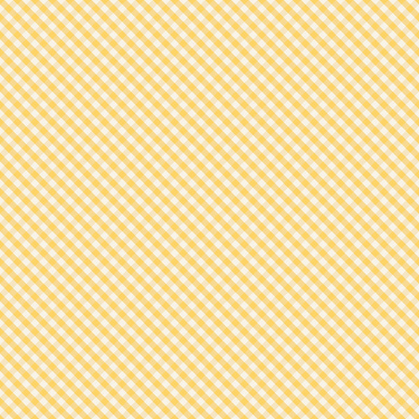 SPRING GARDENS Gingham Yellow - NEW ARRIVAL