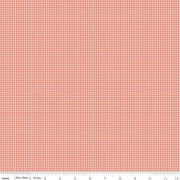 GOLDEN DAYS Diamond Dots Coral - FAT QUARTER