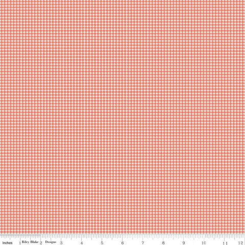 GOLDEN DAYS Diamond Dots Coral - FAT QUARTER