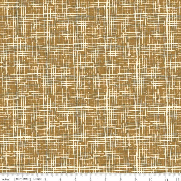 THE WATERHOLE Hatching Gold - FAT QUARTER