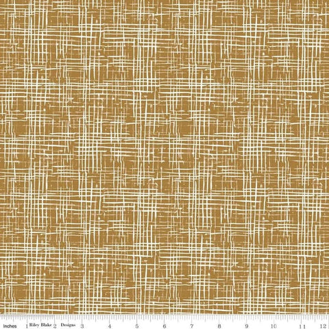 THE WATERHOLE Hatching Gold - FAT QUARTER