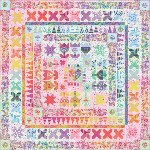 DOWN TO EARTH Gardens of the Galaxy Quilt Kit - PRE ORDER (Mar/Apr 2027)