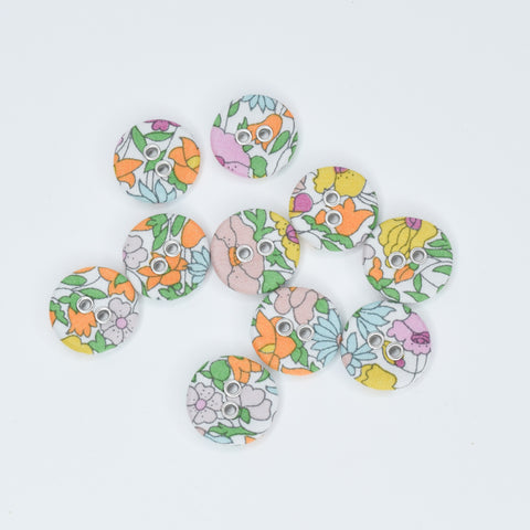 LIBERTY BUTTONS 16mm Poppy Forest A - NEW ARRIVAL