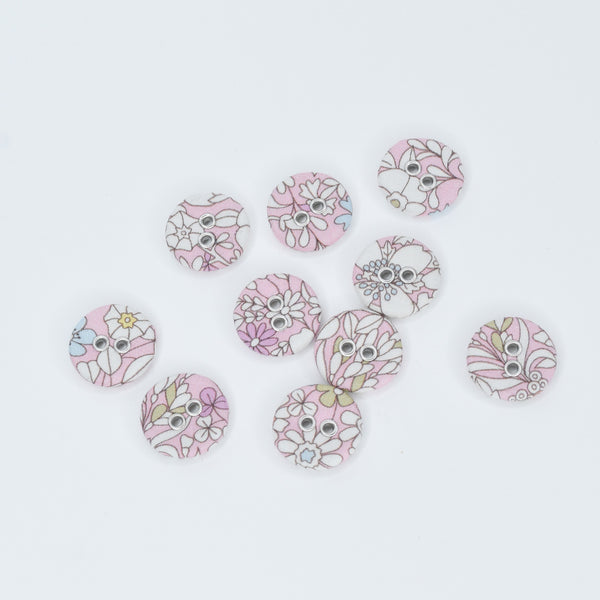 LIBERTY BUTTONS 16mm June's Meadow H CC - NEW ARRIVAL