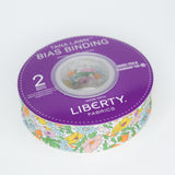 LIBERTY BIAS BINDING Poppy Forest A - NEW ARRIVAL