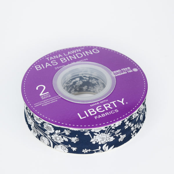 LIBERTY BIAS BINDING Summer Blooms A - NEW ARRIVAL