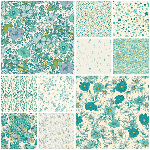BLOOMCORE Fat Quarter Bundle Lagoon - NEW ARRIVAL