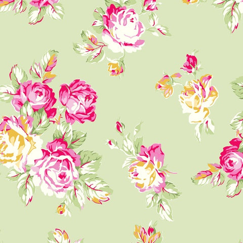 PICNIC Large Floral Gold Green