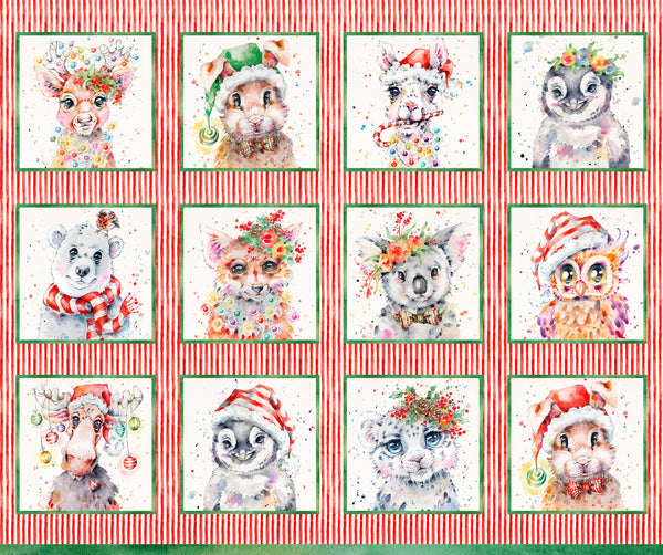 LITTLE DARLINGS CHRISTMAS Block Stamp Panel