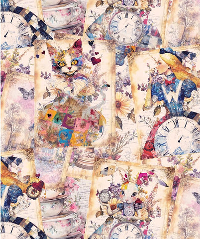 LOOKING GLASS Alice Collage Multi - NEW ARRIVAL