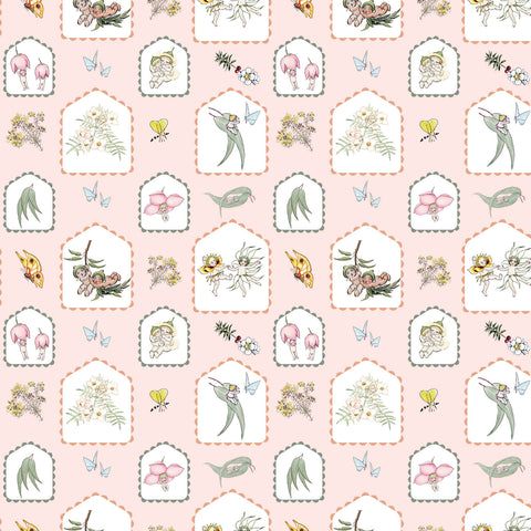 MAY GIBBS GARDEN PLAYTIME Icon Badges Pink - PRE ORDER (Sept 2025)