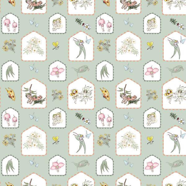 MAY GIBBS GARDEN PLAYTIME Icon Badges Green - PRE ORDER (Sept 2025)
