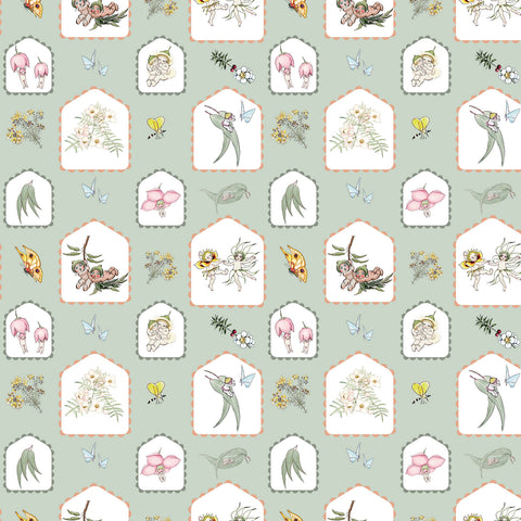 MAY GIBBS GARDEN PLAYTIME Icon Badges Green - PRE ORDER (Sept 2025)