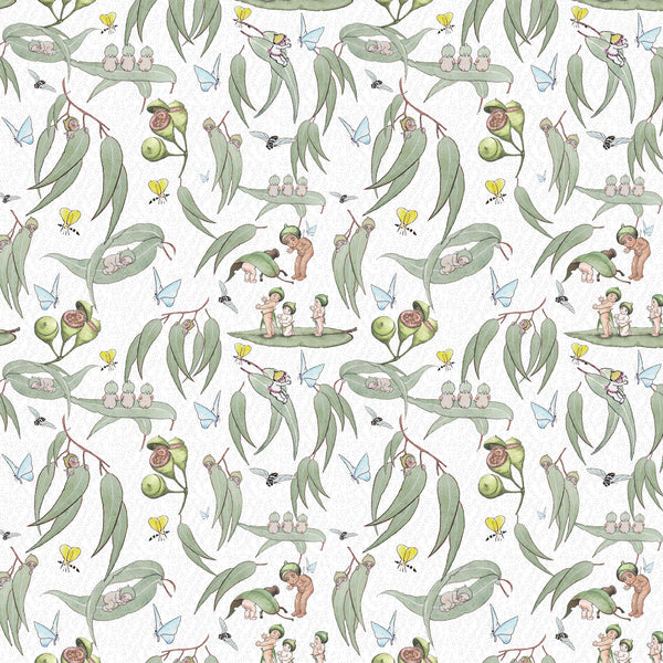 MAY GIBBS GARDEN PLAYTIME Gumleaf Babes White - PRE ORDER (Sept 2025)