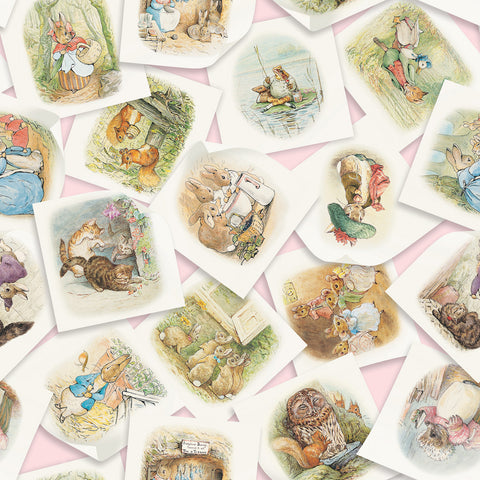 PETER RABBIT & FRIENDS Main Pink - NEW ARRIVAL
