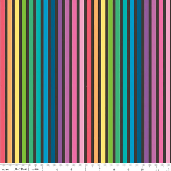 MAKE Rainbow Stripe Black