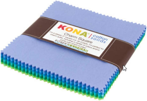 KONA SOLIDS Mermaid Shores Charm Pack - NEW ARRIVAL