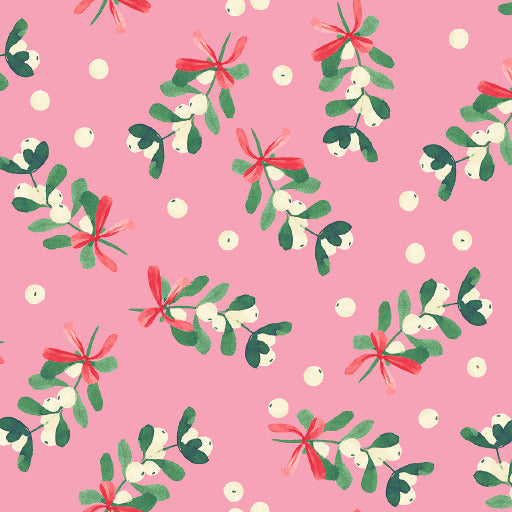 FA LA LA Mistletoe Rose