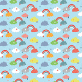 NOAH'S ARK Promise Blue - FAT QUARTER