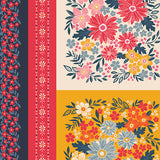 THE FLOWER FIELDS Opulent Swell - FAT QUARTER