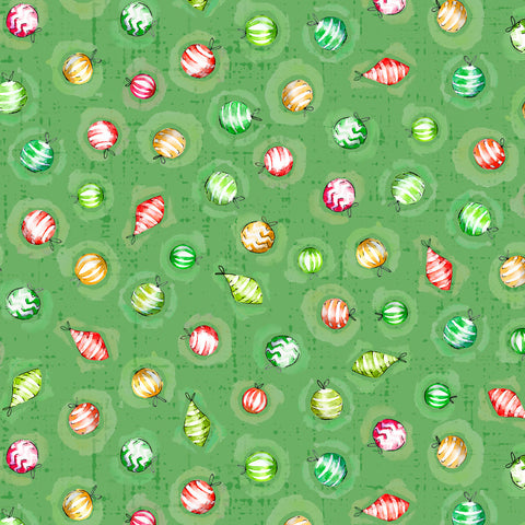 LITTLE DARLINGS CHRISTMAS Ornament Toss Green