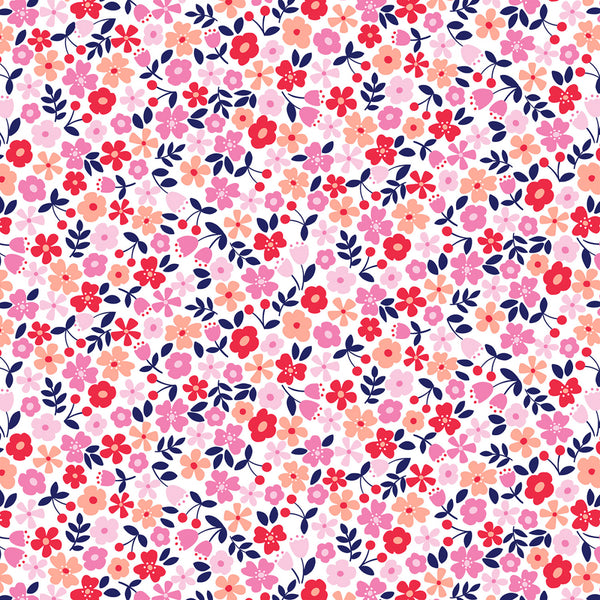 CHERRY PATCH Packed Floral White - PRE ORDER (Feb 2025)