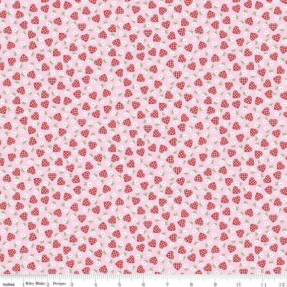 SUGAR & SPICE Sweetheart Pink - FAT QUARTER